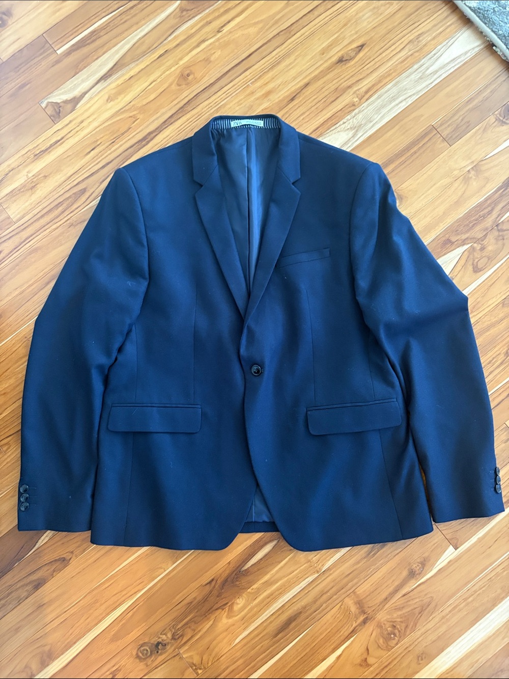 Zara Men's Navy Lined Sport Blazer